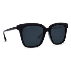 bella black grey left angle Classic Square Frame Sunglasses For Vacation, Classic Matte Black Shield Sunglasses For Summer, Trendy Black Sunglasses For Travel, Classic Cat Eye Sunglasses With Tinted Lenses For Vacation, Black Sunglasses With Gradient Lenses For Everyday, Black Tinted Sunglasses For Travel, Sleek Sunglasses With Uva Protection, Everyday Black Sunglasses With Gradient Lenses, Casual Black Aviator Sunglasses For Travel