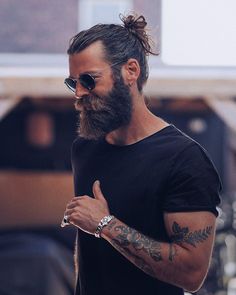 Long Hair Undercut Men, Long Hair Receding Hairline, Undercut For Men, Long Hair Undercut, Boys Haircuts Long Hair, Man Bun Haircut, Man Bun Beard, Versatile Haircut, Oliver James