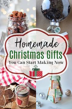 homemade christmas gifts you can start making now