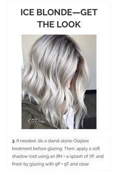 Shadow Root Formula, Blonde Hair With Brown Underneath, Blonde Grey Hair, Redken Toner, Blonde Hair Color Shades, Hair Toning, Icy Blonde Hair Color, Hair Formulas, Gray Highlights