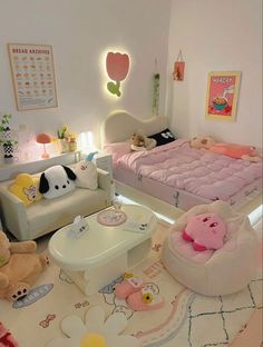 Pastel Pink And Blue Room, Small Room Makeover, Dream Bedroom Inspiration, Kawaii Bedroom, Pastel Room Decor, Uni Room, Ideas Room, Room Redesign