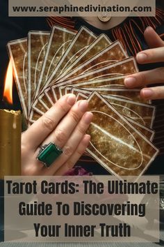 tarot cards the ultimate guide to discovering your inner truth with text overlay reading tarot cards the ultimate guide to discovering your inner truth