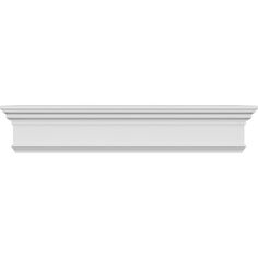 an image of a white shelf on a white background with space for your own text