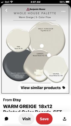 the new paint colors are available for all types of walls and floors in this website