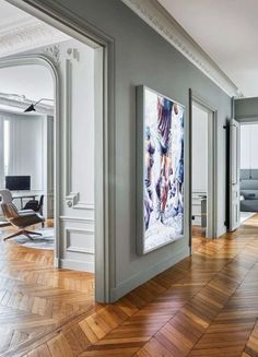 Paris Interiors, Parisian Decor, Parisian Interior, Wooden Floors, 아파트 인테리어, Parisian Apartment, Apartment Interior, Design Case, Apartment Design