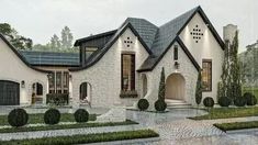 this is an artist's rendering of a luxury home in the suburbs of atlanta