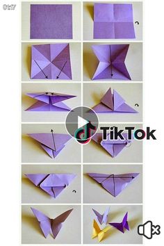 how to make an origami butterfly