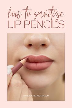 This tip is a lifesaver! Keep your kit flawless and your clients safe with this quick lip pencil sanitizing method. Every MUA needs this! #SanitizeLipPencils #MUAHacks #ProMakeupTips Pro Makeup Tips