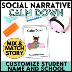 Looking for a social skills story to teach kindergarten students calm down strategies? This social narrative provides simple instructions in a story to help students calm down. This resource breaks down the process of using calm down strategies into clear and accessible steps that students in pre-k, kindergarten, and first grade can understand.This social skills story is editable can be customized in 3 ways:1) Your student's name and school can be customized with this fillable PDF2) Mix and matc Calm Down Strategies, Behavior Reflection, Teaching Kindergarten, Conflict Resolution, Calm Down, Social Skills, First Grade, The Process, Kindergarten