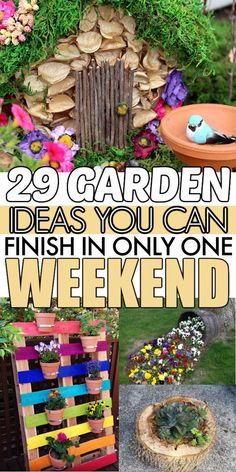 garden ideas you can finish in only one weekend