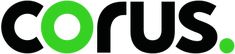 the word corus written in black and green