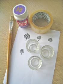 the supplies needed to make an art project are laid out on top of a piece of paper