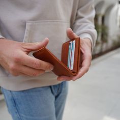 The Abera Billfold Wallet is designed for men who value both style and functionality. Expertly crafted from premium full-grain leather, this sleek and simple wallet features six card pockets and one large cash pocket, ensuring ample storage. Its classic design ensures it will be a timeless accessory for years to come. Perfect for daily use, the Abera Billfold Wallet can also be personalized with monogramming. Elevate your everyday carry with this essential leather wallet for men. Premium Luggage, Simple Wallet, Sustainable Leather, Wallet For Men, Leather Travel Bag, Billfold Wallet, Best Wallet, Bestie Gifts, Clutch Pouch