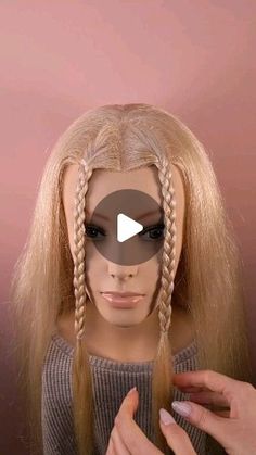 Braided Prom Hair, Wacky Hair Days, Wacky Hair, Bridesmaid Hair Down, Braided Hairstyles For Wedding, Hair Videos Tutorials, Braided Hairstyles Tutorials, Hair St, Braided Hairstyles Easy