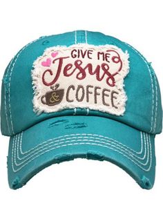 Jesus And Coffee, Brixton Hat, Jesus Coffee, Coffee Vintage, Give Me Jesus, Vintage Baseball Caps, Distressed Hat, Vintage Baseball, Ball Cap