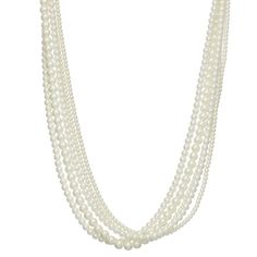 Add an elegant finishing touch to your dressy looks with this Napier multirow simulated pearl necklace. Add an elegant finishing touch to your dressy looks with this Napier multirow simulated pearl necklace. NACKLACE DETAILS Chain length: 20.25 in. with 3 in. Extender Clasp: lobster claw Metal: alloy Plating: silver tone Material: glass Additional details: nickel safe Size: One Size. Color: Silvertone. Gender: female. Age Group: adult. Chain Lengths, Lobster Claw, Layered Necklaces, Chain Length, Gender Female, Pearl Necklace, Age Group, Silver Tone, Jewelry Necklaces