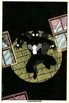 an image of a spider man in the dark