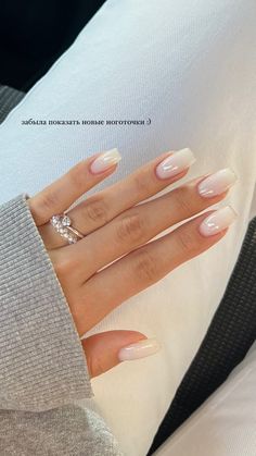 Classy Short Nail Designs, Milky Pink Nails, Nail Designs Ideas, Kutek Disney, Milky Pink, Milky Nails, Dreamy Aesthetic, Plain Nails, Basic Nails