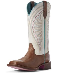 Beige Western Boots With Square Toe, Red Western Boots, Country Girl Boots, Barn Boots, Sweet 16 Outfits, Double Rose, Country Style Outfits, Boot Barn, Ariat Boots