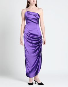 satin, draped detailing, solid color, wide neckline, sleeveless, unlined, zipper closure, no pockets, dress , Color: Purple , Size: 8 Sleeveless Pre-draped Dress With Ruched Back, Evening Dresses With Asymmetrical Neckline And Ruched Sides, Evening Dresses With Ruched Back And Asymmetrical Neckline, Sleeveless Ruched Asymmetrical Dress, Pre-draped Asymmetrical Sleeveless Dress, Pre-draped Party Dress With Ruched Sides, Pre-draped Asymmetrical Sleeveless Ruched Dress, Pre-draped Ruched Asymmetrical Sleeveless Dress, Pre-draped Evening Dress With Ruched Sides