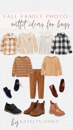 the fall family photo outfit ideas for boys