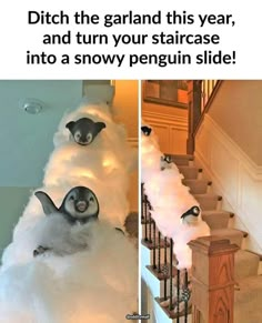 Stairs Renovation, Classy Makeup, Diy Stairs, Christmas Lovers, Diy Christmas Decorations, Diy Holiday Decor, Decoration Christmas, Christmas Stuff, Diy Holiday