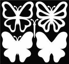 Butterfly Stencil, Butterflies Svg, Paper Butterfly, Butterfly Crafts, Flower Template, Cameo Projects