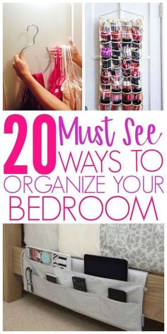 the top 20 must see ways to organize your bedroom