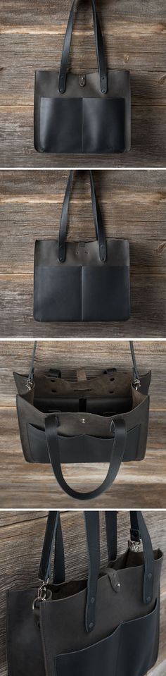 Skirt Diy, Sac Diy, Handbags Luxury, Simple Leather, Leather Pocket, Luxury Sunglasses, Tote Bag Leather