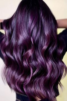 Purple Hair Color Ideas, Violet Hair Colors, Purple Hair Color, Beauty Hair Color, Gorgeous Hair Color