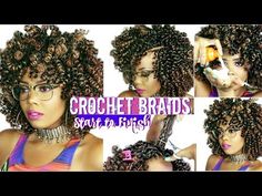 YouTube How To Crochet Braids, Jamaican Bounce Crochet, Crochet Braid Pattern, Jamaican Bounce, Sister Locks, Cute Ponytails, Quick Weave Hairstyles