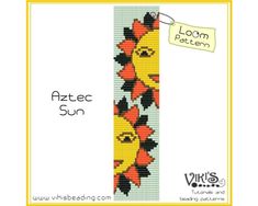 a cross stitch bookmark with the words loom pattern on it and an image of a