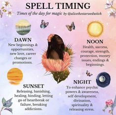 New Beginning Spell, Spell Timing, Hecate Goddess, Times Of The Day, Witch Rituals, Green Witchcraft, Spell Books, Wiccan Magic