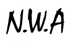 the word nwaa written in black ink on a white background