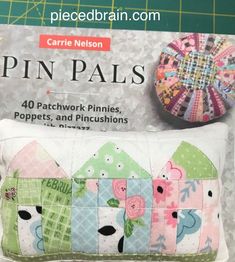 the book is about pin pals and how to sew them with instructions for beginners