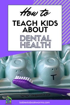 Babies to Bookworms offers a variety of dental health activities for kids, as well as a review of the Brushies book, perfect for teaching kids to brush! Dental Health Activities, How To Teach Kids, Health Activities, Preventative Health, Oral Hygiene, Dental Health, Teaching Kids