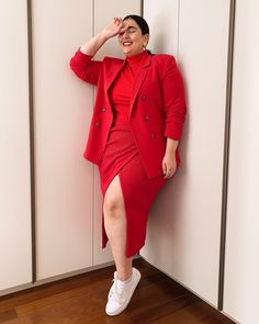 Plus Size Posing, Monochromatic Fashion, Plus Size Looks, Giovanna Battaglia, Plus Size Fall Outfit, Anna Dello Russo, Sarah Jessica Parker