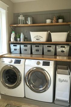 laundry design Laundry Room Organization Storage, Laundry Nook, Country Laundry Rooms, Laundry Room Diy