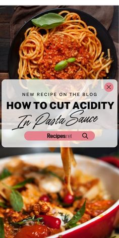 the recipe on the blog how to cut acidity in pasta sauce is so delicious