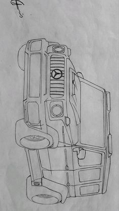 a drawing of a car with the door open