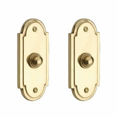 TRADITIONAL SOLID BRASS DOORBELL UPGRADED WITH LACQUERED BRASS FINISH Add a front door bell with a design and style that reflects your personality Elegant Oval edged shape has a minimalist traditional look that accentuates your home. The weather elements' resistant exclusive lacquered and polished Brass finish will give you many years of dependable service. FEATURES Well built Solid Brass Construction Front doorbell chime measures 4 In. x 1 3/4 In. Wired Pushbutton style door bell mounts easily Colonial Door, Doorbell Chime, Traditional Colonial, Door Bell, Brass Door, Brass Lighting, Push Button, Polished Brass, Brass Finish