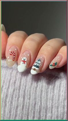 Floral Nail Art Tutorial    #nailtutorial #nailvideo #nails #nails💅 #nail #nailsoftiktok #NailArt #nailsart #naildesigns #usa #momsoftiktok #manicure Nail Designs For Christmas Winter, Merry Christmas Nail Art, Fake Nails Christmas, Festive Christmas Nail Designs, Christmas Gel Nails Designs Winter, Noel Nail Art, Nails Merry Christmas, Merry Christmas Nails, Gold Christmas Nails