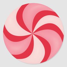 a red and white candy cane sticker