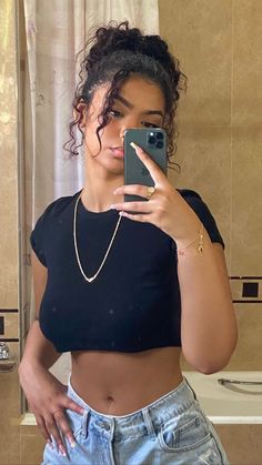 Mixed Curly Hair, Looks Pinterest, Cute Curly Hairstyles, Curly Hair Styles Easy, Hairdos For Curly Hair, Curly Hair Inspiration, Curly Girl Hairstyles, Baddie Hairstyles, Curly Girl