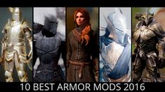 the top 10 best armor mods for 2016, including knight armor and warrior armor