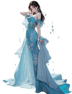 Vestidos Anime, Rare Features, 파티 드레스, Fashion Sketches Dresses, Sketches Dresses, Anime Inspired Outfits, Dress Sketches