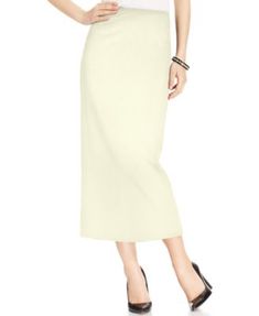 Crepe Column Skirt | macys.com Column Skirt, Designer Name, Plus Size Designers, Preschool Outfits, Skirts Online, Baby Clothes Shops, Trendy Plus Size, White Skirts, Swimwear Tops