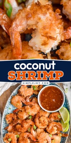 Hosting dinner? Try this Coconut Shrimp recipe! One of the best appetizer recipes, it's easy to make with just 5 ingredients and pairs perfectly with a homemade chili sauce. Great for appetizers for dinner! Homemade Chili Sauce, Coconut Shrimp Recipe, Crowd Pleasing Appetizers