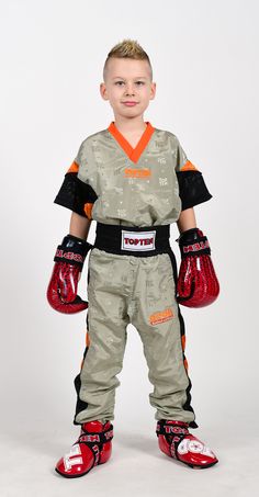 Ready for sparring with Top Ten Fight uniform staring with kid sizes as small as size 0. #pointfighting #karatekids #karateshop #sparring #topten Martial Art Uniform, Safety Gear, Black Neon, Kickboxing