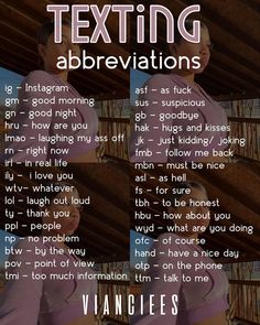 Texting abbreviations Slangs For Instagram, High School Names Ideas For Stories, Rare Username Ideas, Instagram Abbreviations, Instagram User Names, Rare Usernames, Good Usernames, Y2k Names, Texting Abbreviations